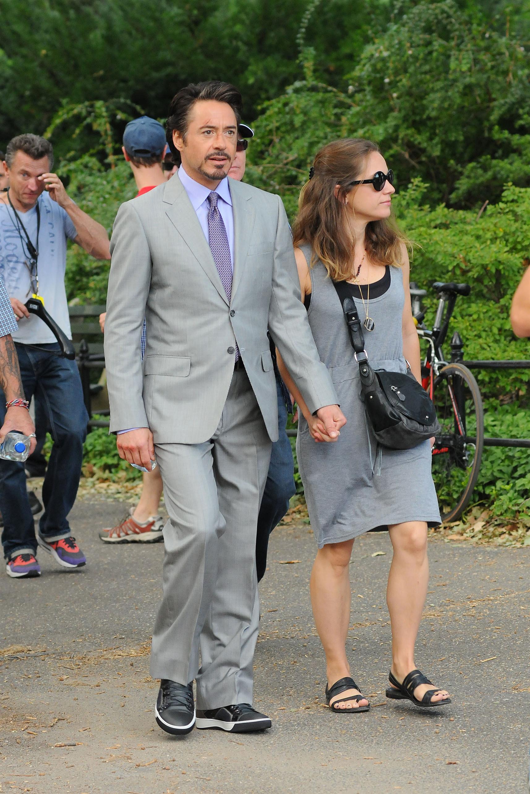 Robert Downey Jr on the set of The Avengers shooting on location | Picture 69565